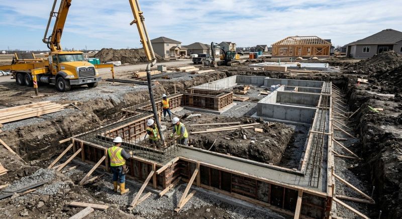 Cement Foundation Installation in Charleston, SC