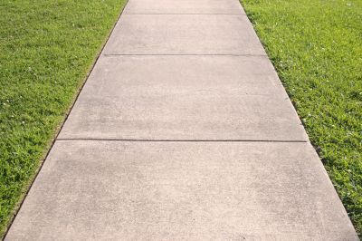 Concrete Sidewalks are Low Maintenance!